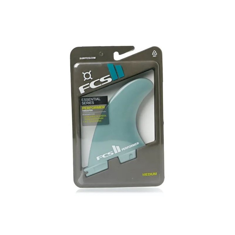 FCSII PERFORMER THRUSTER SET PINNE SURF