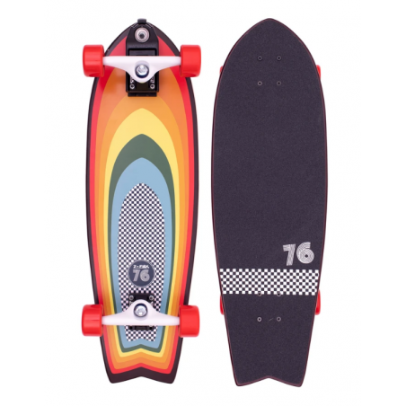 Z-FLEX LONGBOARD CRUISER SURF-A-GOGO SURFSKATE FISH