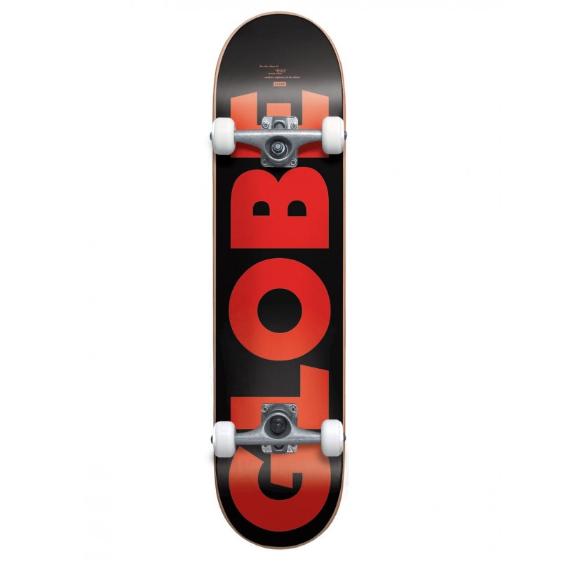 GLOBE GO FUBAR 7.75'' BLACK / RED SKATE COMPLETO GLOBE GO FUBAR 7.75'' BLACK / RED SKATE COMPLETO