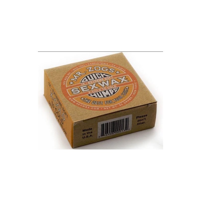 SEX WAX X-COLD 1X EXTREMESOFT 9° TO 20° PARAFFINA PROFUMATA AL COCCO
