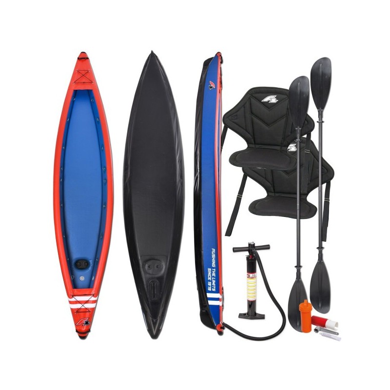 F2 KAYAK GONFIABILE BLUE SET COMPLETO 2025