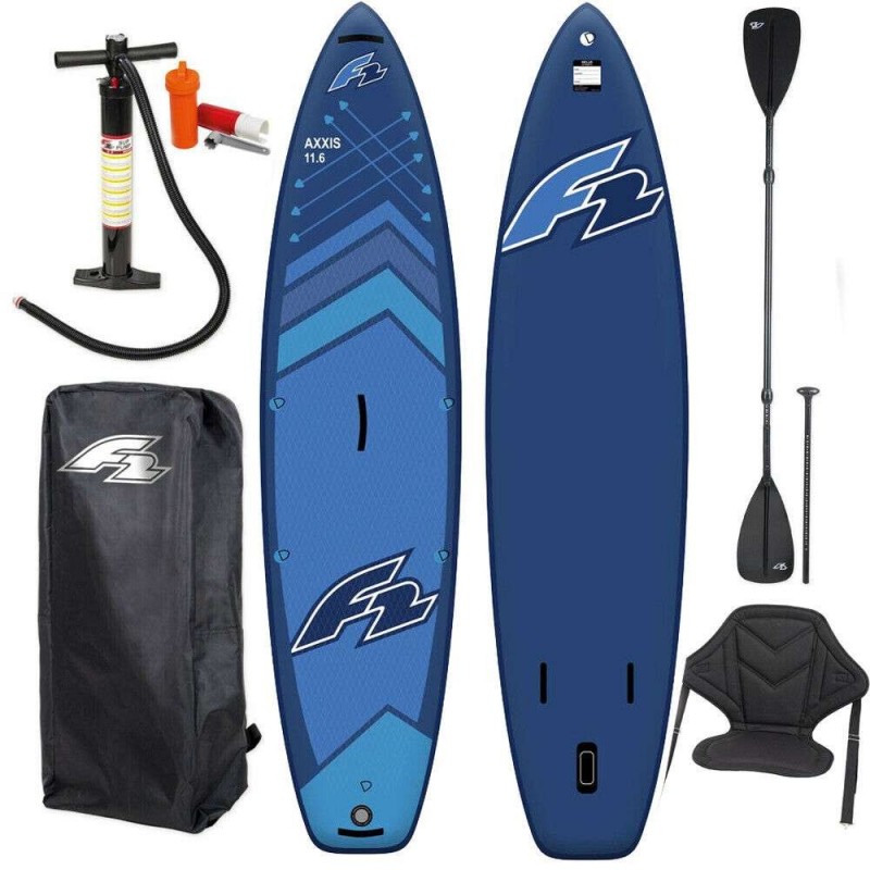 F2 AXXIS NAVY KAYAK SET 11.6 SUP GONFIABILE