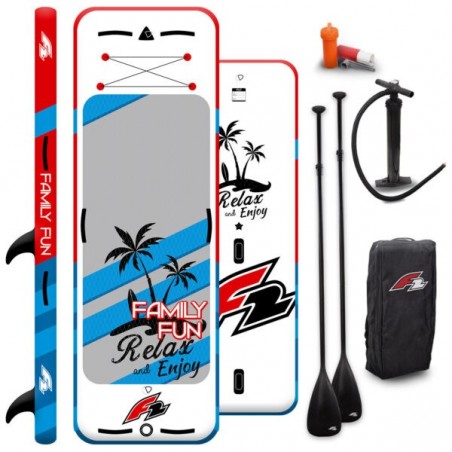 F2 SUP Family Fun 9’8” RED YACHT PIATTAFORMA TUFFI
