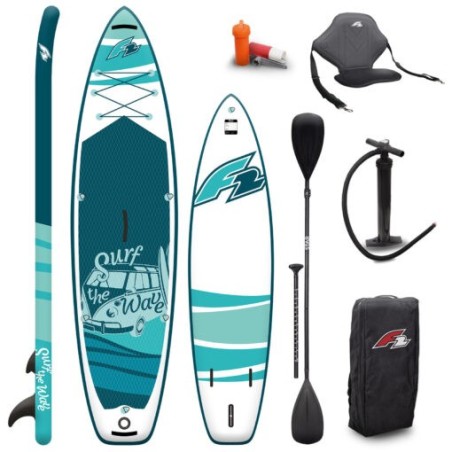 F2 SURF THE WAVE 10.5 SUP GONFIABILE SET KAYAK