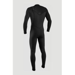 O'NEILL MEN HYPERFREAK 4/3+ Chest Zip Full Wetsuit Black