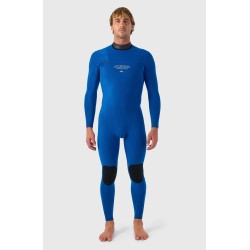 O'NEILL MEN HYPERFREAK 4/3+ Chest Zip Full Wetsuit Black