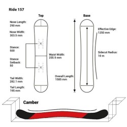 F2 RIDE RACE SNOWBOARD 2025