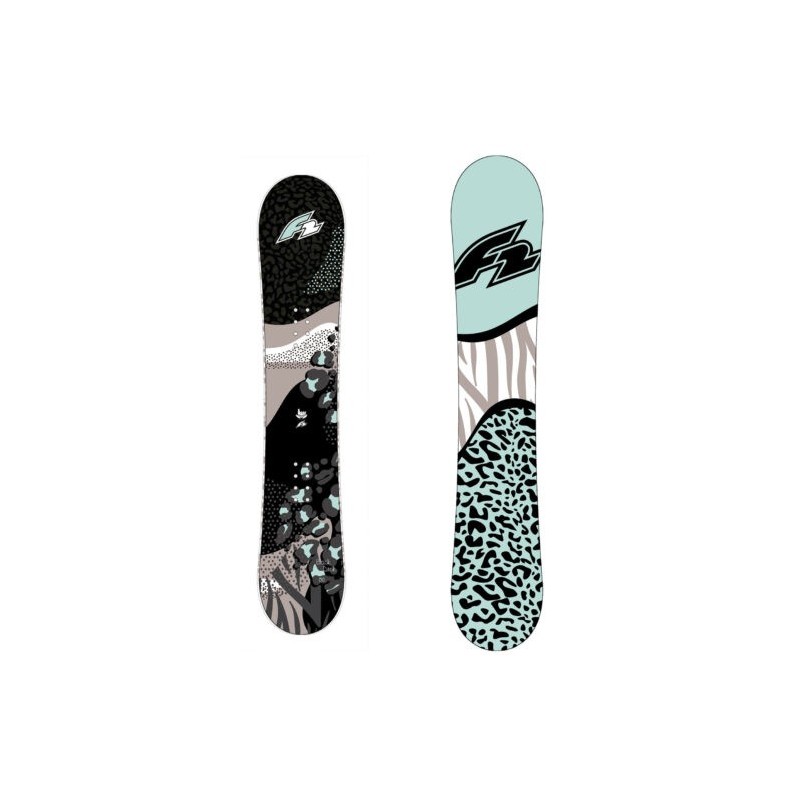 F2 DAMEN BLACK DECK 2025 SNOWBOARD WOMEN