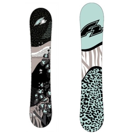 F2 DAMEN BLACK DECK 2025 SNOWBOARD WOMEN