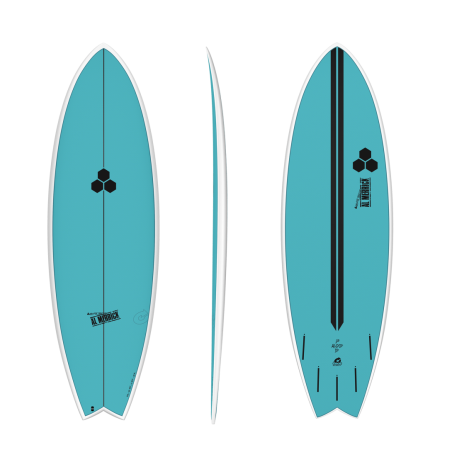TORQ PODMOD 6'6" X-LITE 3.0 MARINE BLUE RAIL PINLINE 47.6LT