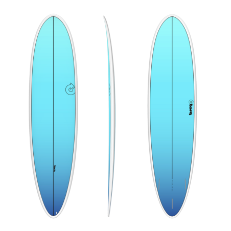 TORQ TET 7'6" FUN RETRO FADE BLUE new graphic 52.4LT