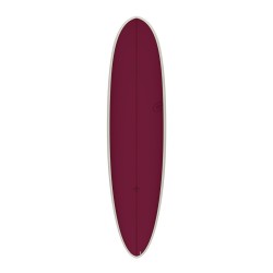 TORQ TET 8'2'' MID PRO WIDE DELPERO-BURGUNDY PINNE 2+1 INCLUSE 64.8ltr