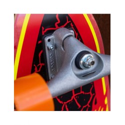 SANTA CRUZ x CARVER Flame Dot Shark 9.85" CX - Surfskate completo